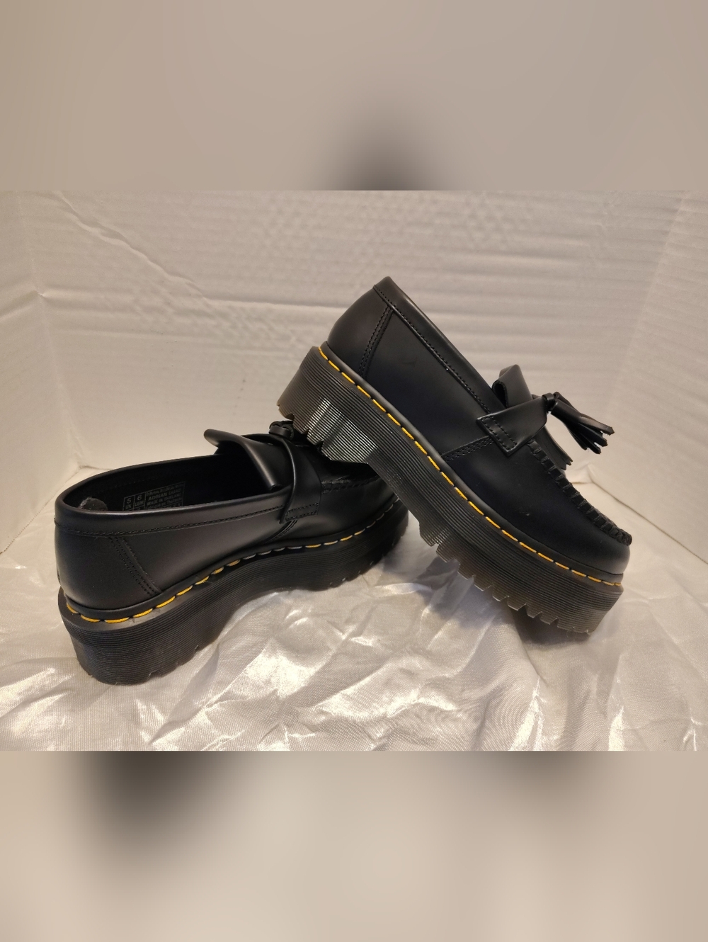 Dr. Martens Adrian Quad Platform Women Shoes Size # 7 US Perfect Condition